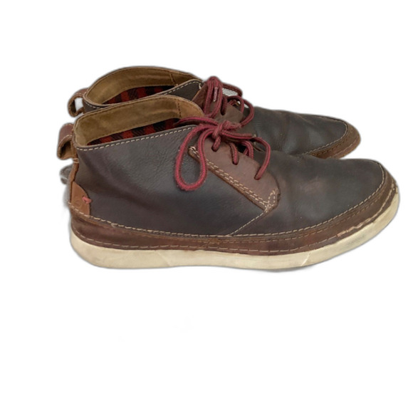 Collection by Clarks 15770 Leather Men’s 9.5 Lace Up Brown Desert Chukka Boots - Picture 3 of 13